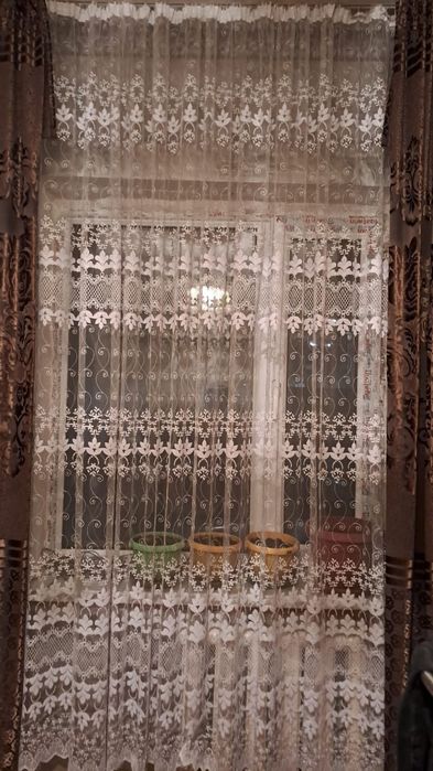 Продам шторы и тюль 7метр и 5метр.