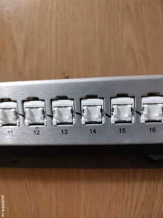Module de retea Cat 6 Siemon, 3M si LEGRAND + Patch panel