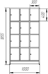 Камера хранения (Шкаф металлический)