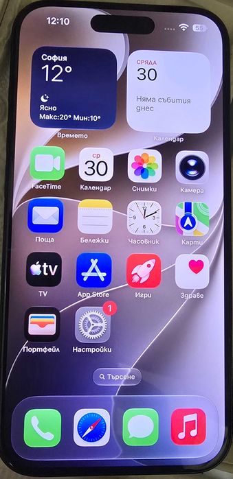 Iphone 15 pro - 128 GB, батерия на 87% живот