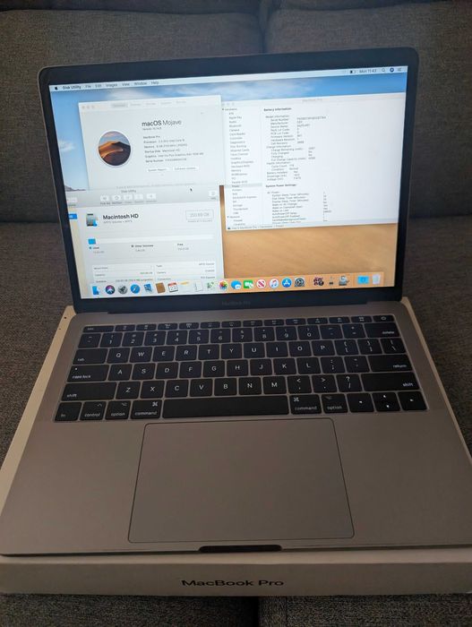MacBook Pro 13"  i5  Mid 2017 a1708 emc 3164