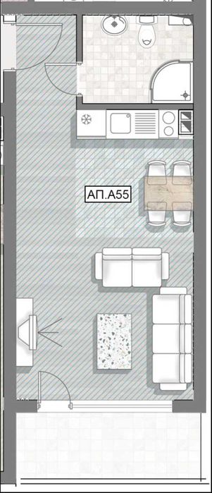 Продава се Едностаен апартамент в к.к. Пампорово - 48 кв.м за 795 €/кв.м - Снимка #1