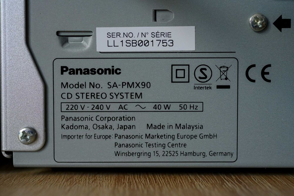 Аудиосистема Panasonic SC-PMX90