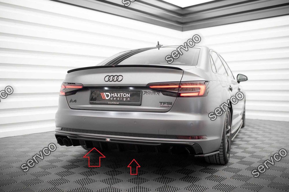 Difuzor bara spate Audi A4 S-line B9 2015-2019 v25 - Maxton Design