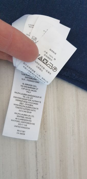 POLO Ralph Lauren Slim Fit Pique Cotton  M НОВО ОРИГИНАЛ Мъжка Тениска