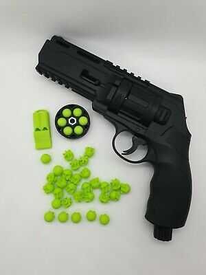 Pistol ~BILE CAUCIUC 200 M/s~ AUTOMATIC cu aer comprimat Airsoft Co2