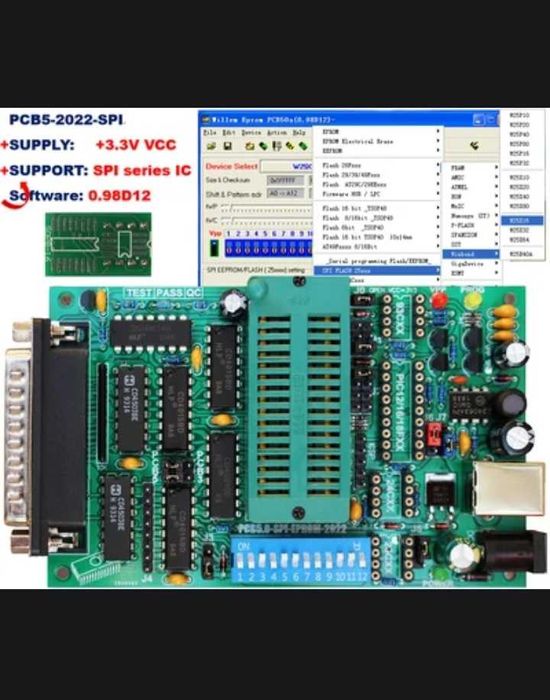 Материнская плата PCB5 Willem Burn Eprom Flash MCU