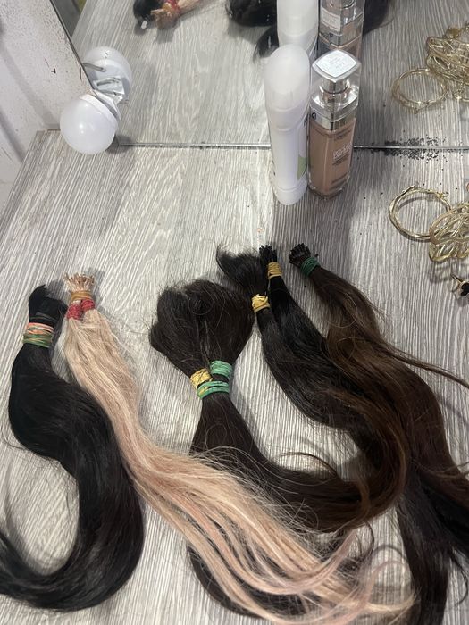 Продаю натуральные волосы 30-40 см