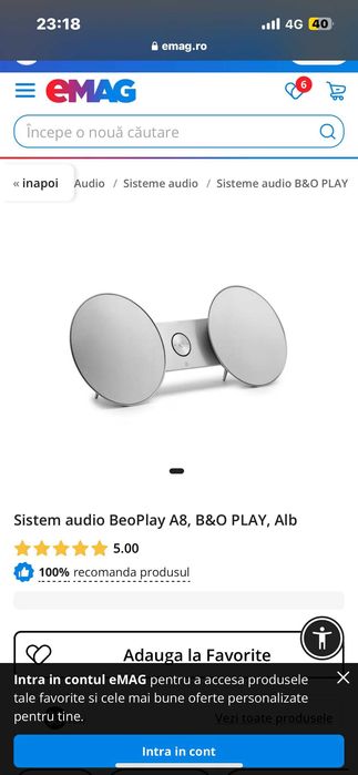 Bang&Olufsen BEOPLAY A8 GRI