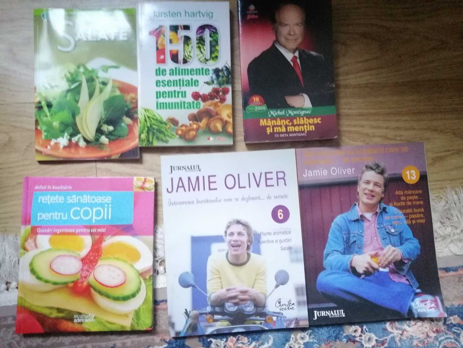 Jamie Oliver 2 carti (editate de Jurnalul National) nr 6 si 13