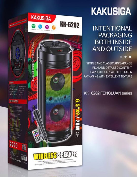 Блютуз колонка с микрафоном