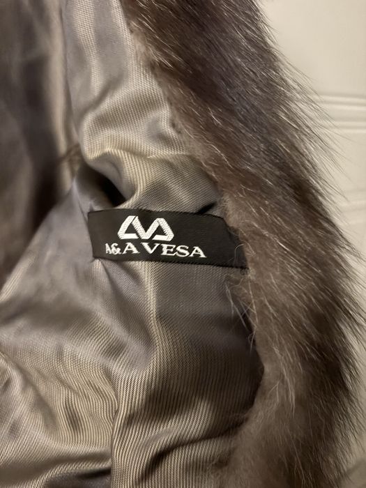 Vesta blana de vulpe