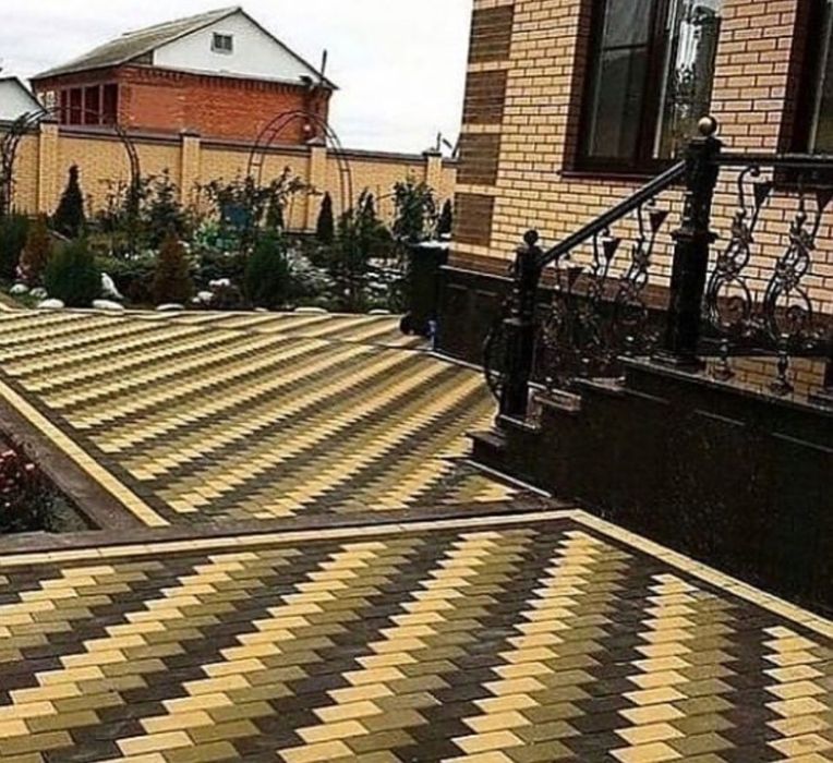 Укладка брусчатки