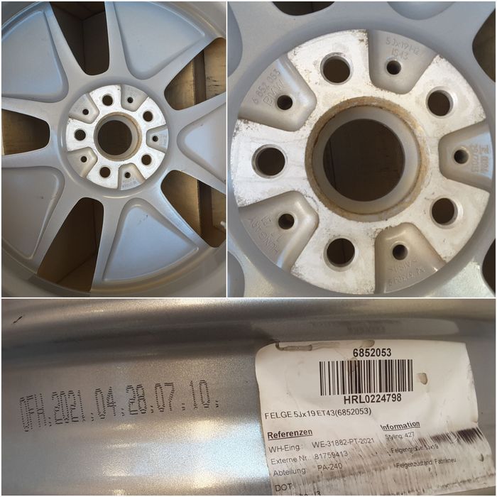 jante aliaj 19; 5x112; originale Bmw i3  I3