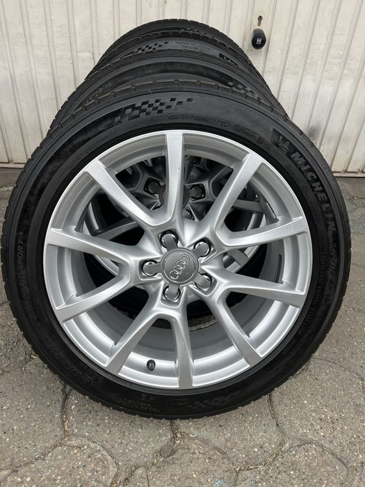 Jante aliaj 5x112mm anvelope vara 245/45 R18, Audi A4 B8 B9, A6 C6 C7 C8, A5, A7, A8 Q3 Q5