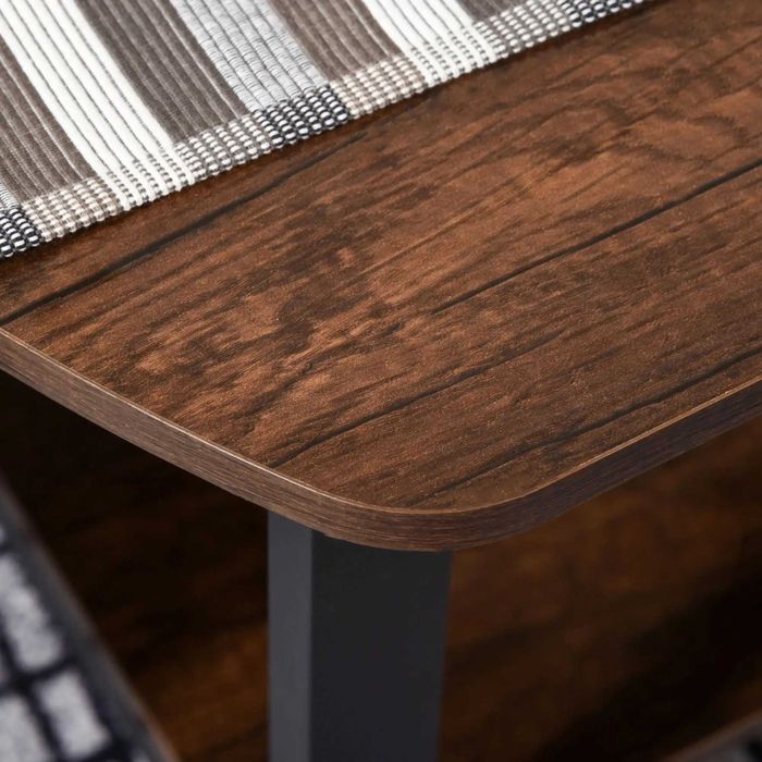 Холна маса HOMCOM, с рафтове