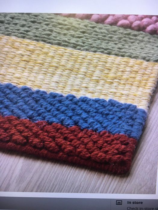 Продам ковер ручной работы от IKEA