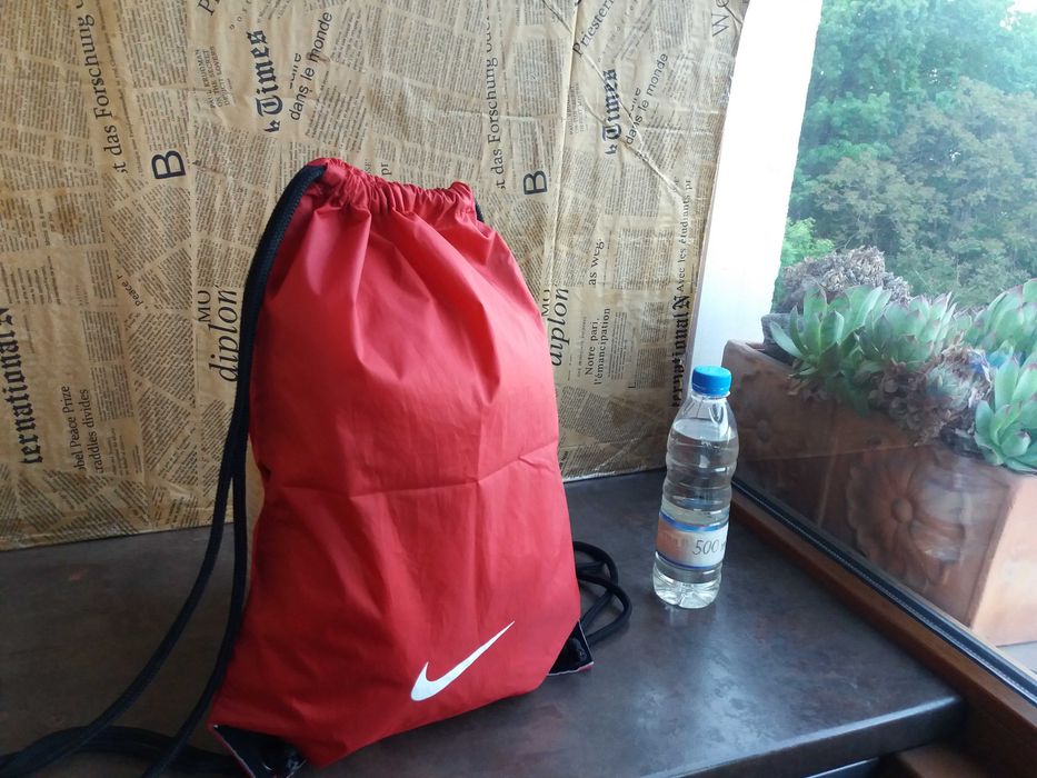 мешка,раница Nike-червена торба,текстилна чанта,найк