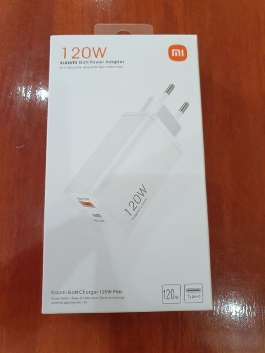 Xiaomi GaN 120W yangi  zaryadlovchi kabel