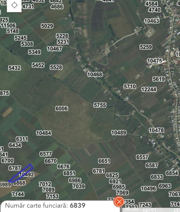 Vand 2 parcele de teren arabil aflat in extravilanul Comunei Moara, Suceava