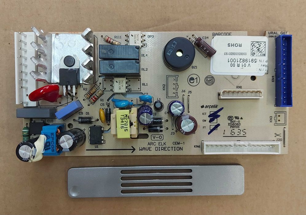Placa electronica, Display P/N 5919821001, frigider BEKO / R32