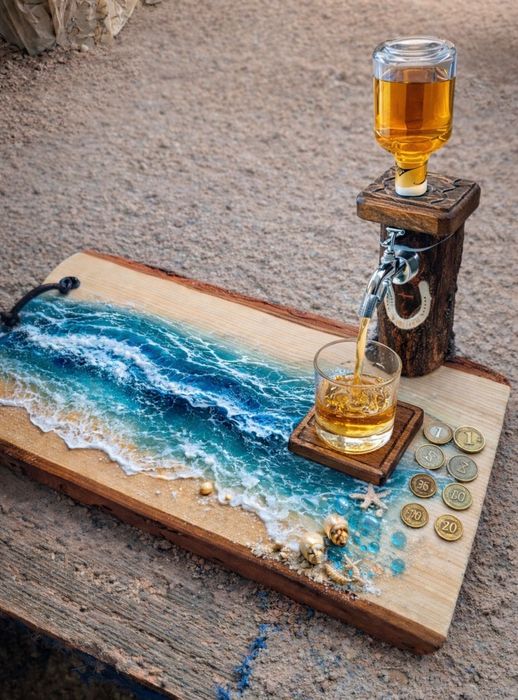 Диспенсъри за алкохол ръчна изработка ГАРАНЦИЯ