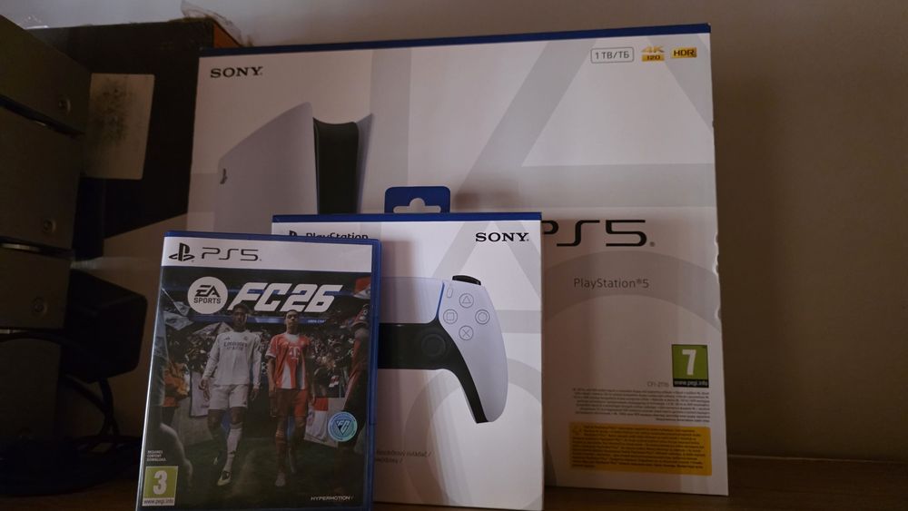 Sony PlayStation 5 (PS5) Slim 1TB Disk Version+1 контолер