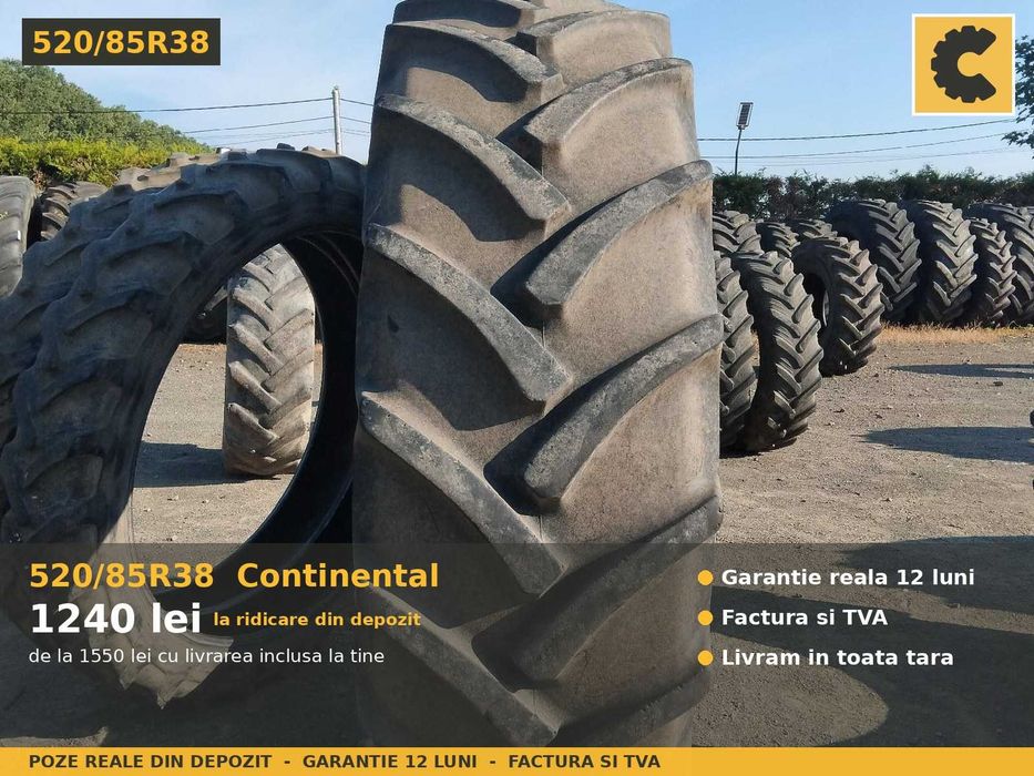 Cauciucuri 520/85R38 20.8R38 Continental Anvelope Tractor SH FACTURA