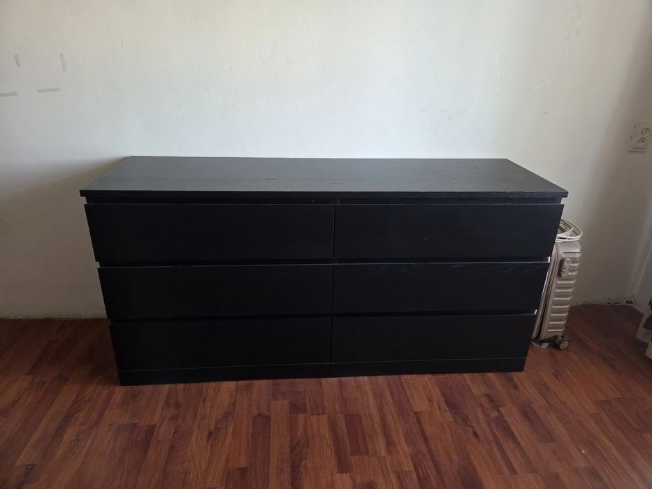 Комод черный IKEA