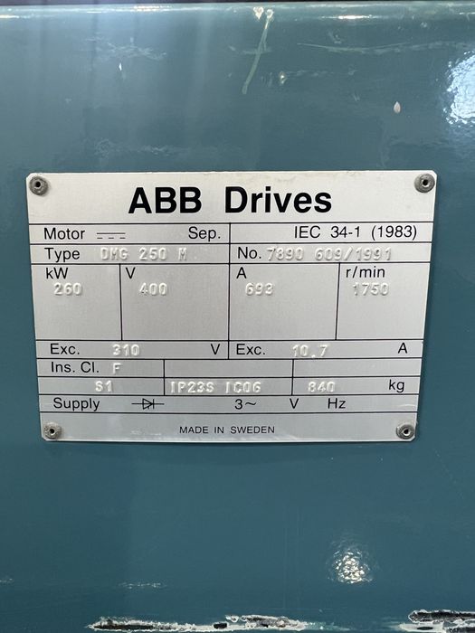 Правотоков ел.двигател 260 kW