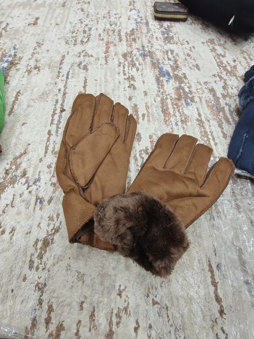 Перчатки зимние дубленчатые