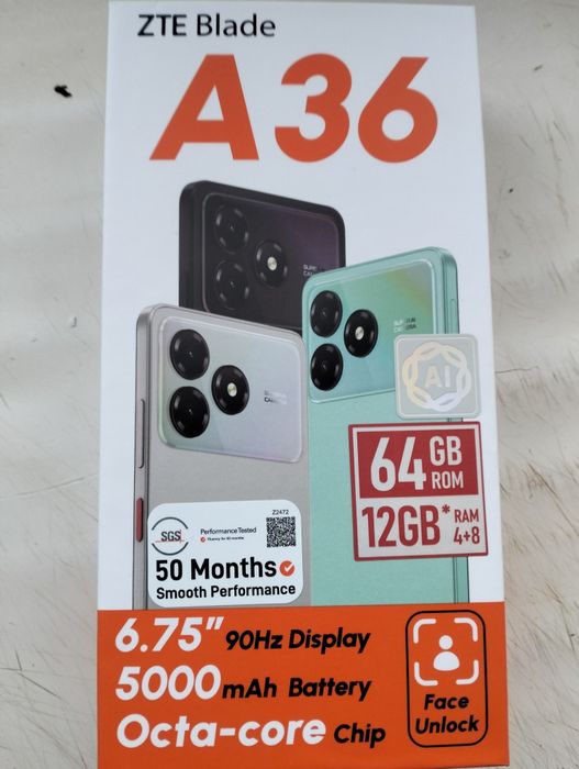 Телефон ZTE,новый