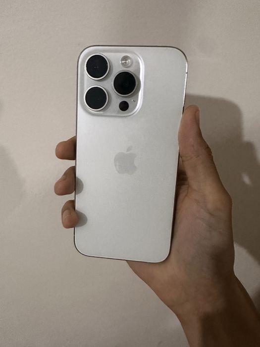 iPhone 15 Pro 128GB White Titanium | 89% АКБ | Отличное состояние