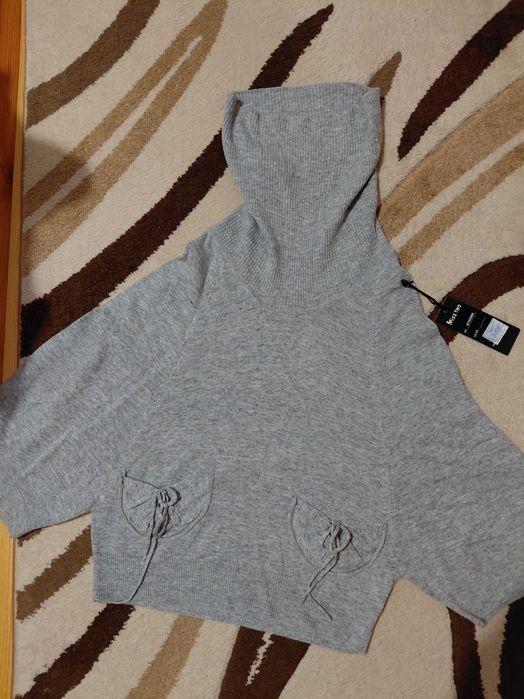 Дамска блуза с дълъг ръкав плетиво