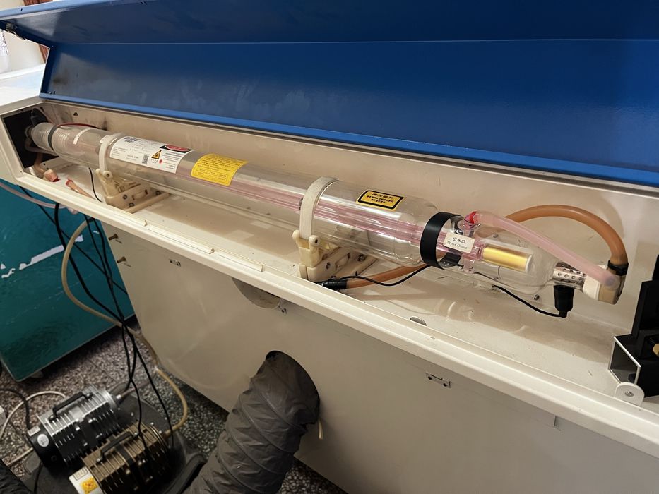 CO2 Лазер 90х60см 80W с ротация