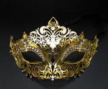 Карнавальные маски. ажурные. металлические