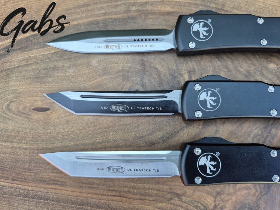 Автоматичен нож MICROTECH Ultratech НОВ  модел  с текстилен калъф