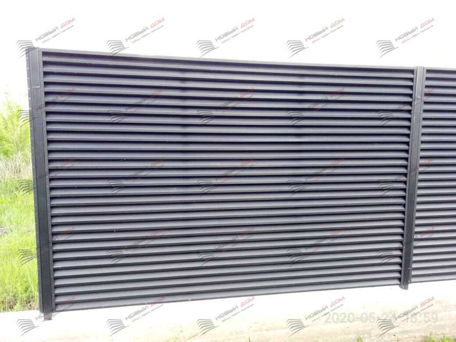 Забор жалюзи еврожалюзи