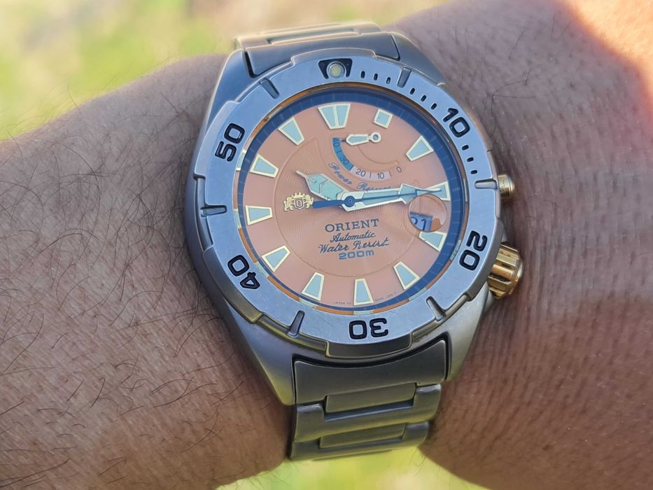 Orient M-force Diver 200m. Automatic Titanium