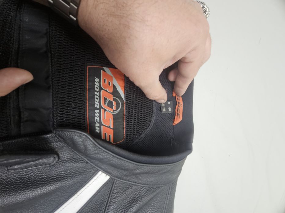 Geaca moto din piele BUSE XL