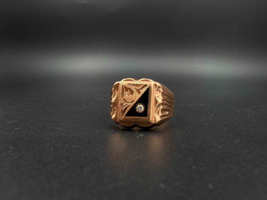 Dracula Amanet: Inel de Aur Barbatesc, 4.79Gr/14k.
