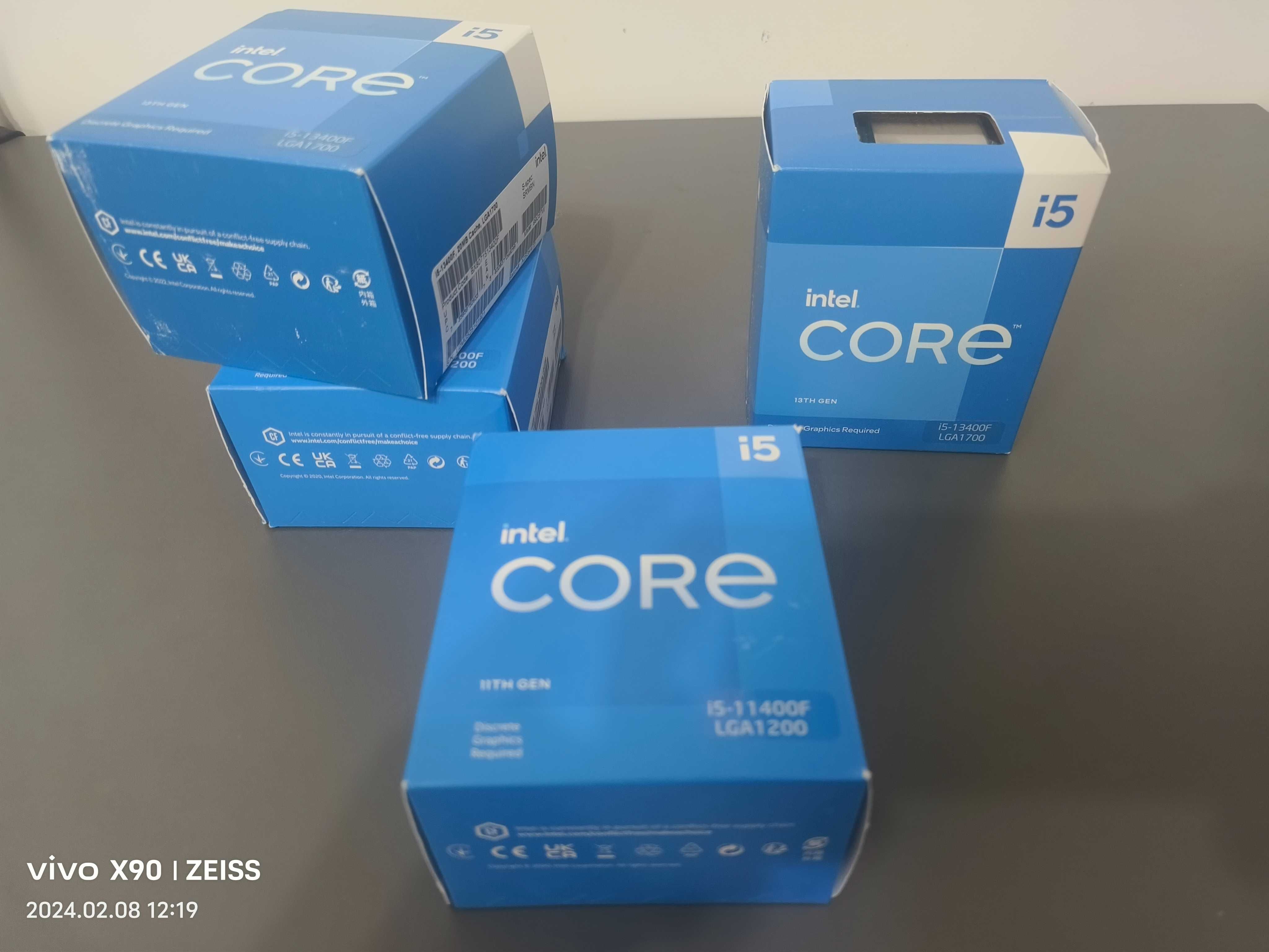 Процесор Intel Core i5-11400F с кулер - нови и запечатани, с гаранция ...