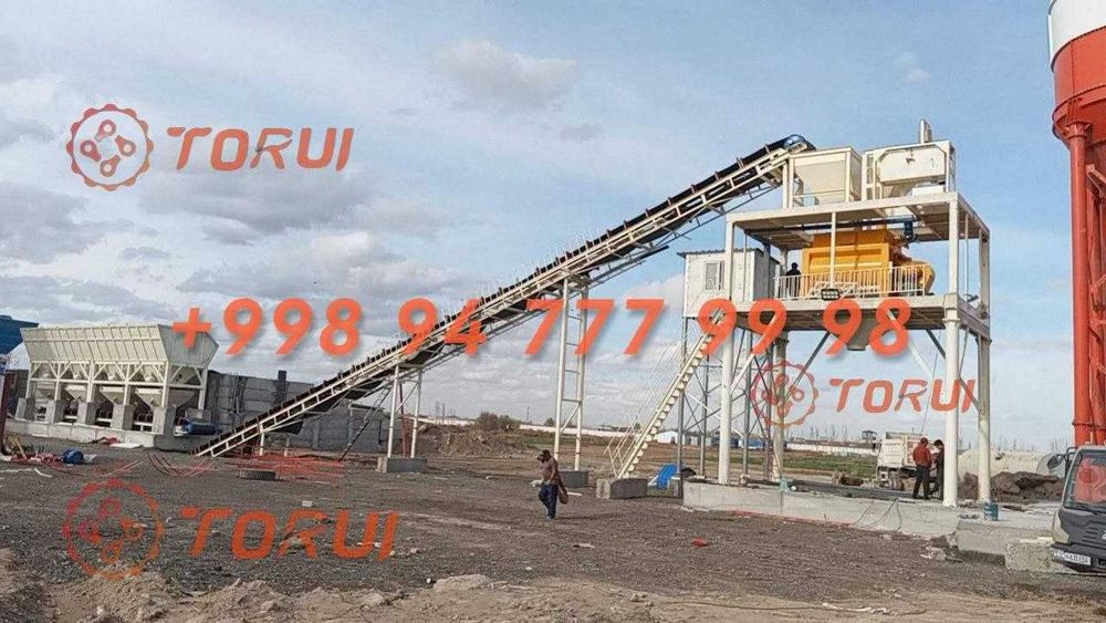 Бетонный заводы 35m3/ч-180m3/ч в наличии, Сервис:10-год