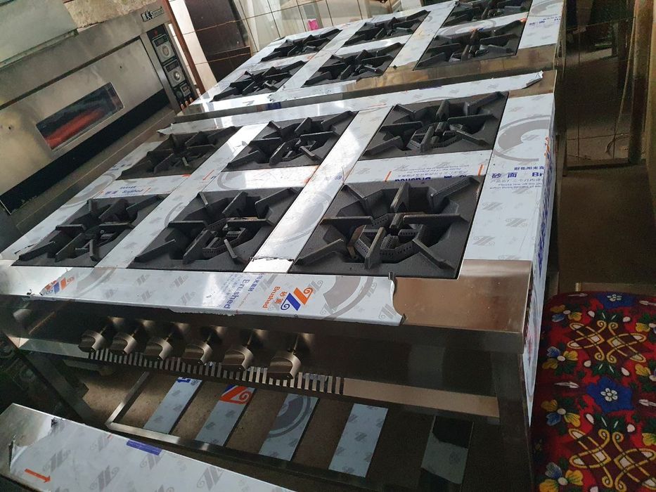 Gaz Plita 6 kanforkali Gazli Plita Garantya 1 yil Dastavka UZB buylab