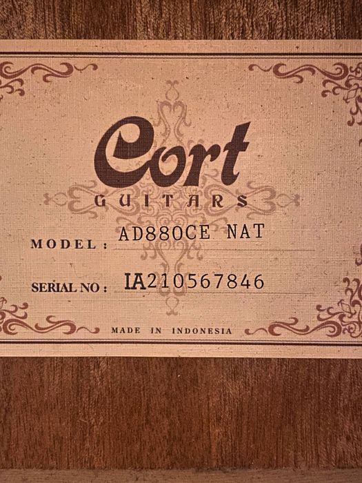 Акутическая Гитара Cort AD880CE