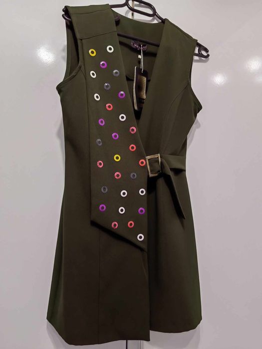 Нов дълъг елегантен елек