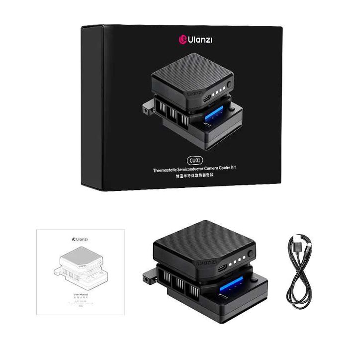 Нов модел охлаждаща система за фотоапарат Ulanzi CU01 с батерия