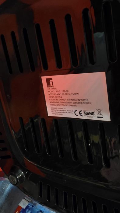 Air Fryer BERGNER - 1500 W