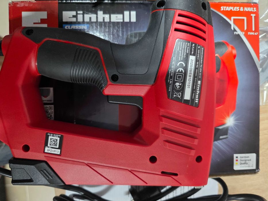 Capsator eletcric Einhell TC-EN 20 E, capse 6 mm - 14 mm, cuie 14 mm