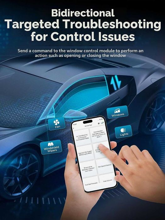 Диагностика за кола TOPDON Topscan Bluetooth OBD2 диагностичен инструмент за iPhone и Android